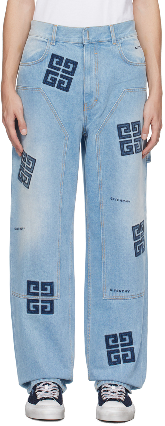 Givenchy Men's Zip-Off Carpenter Jeans