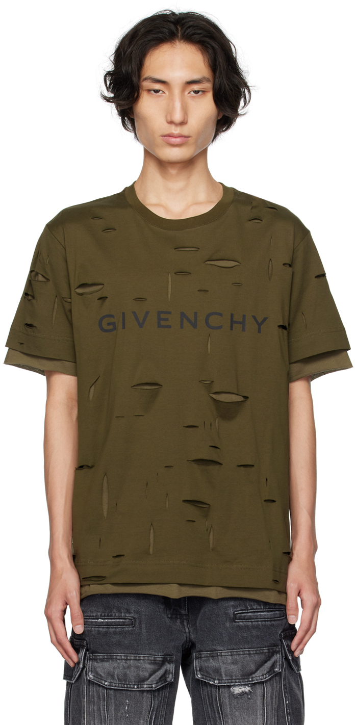 Givenchy: Cutout T-Shirt | SSENSE