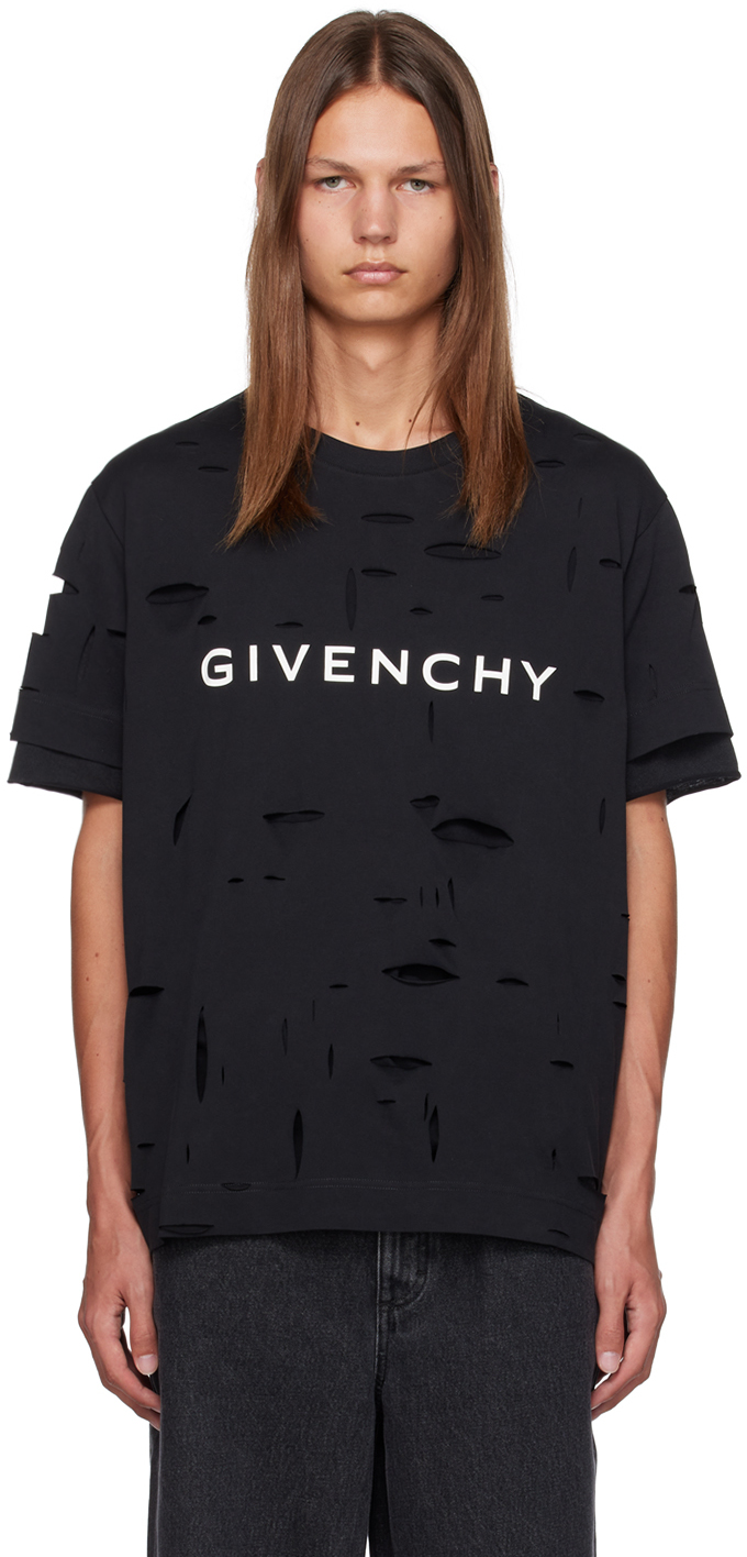 オーバーサイズGIVENCHY ジバンシー デストロイダメージTシャツ | nate ...