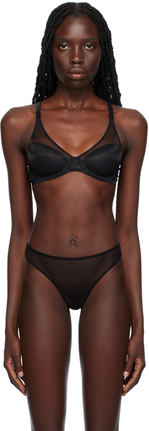 Agent Provocateur Black Lucky Bra In 001 Black