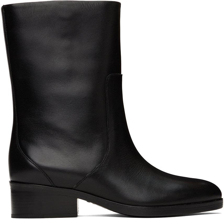 3.1 Phillip Lim: Black Lucien Boots | SSENSE