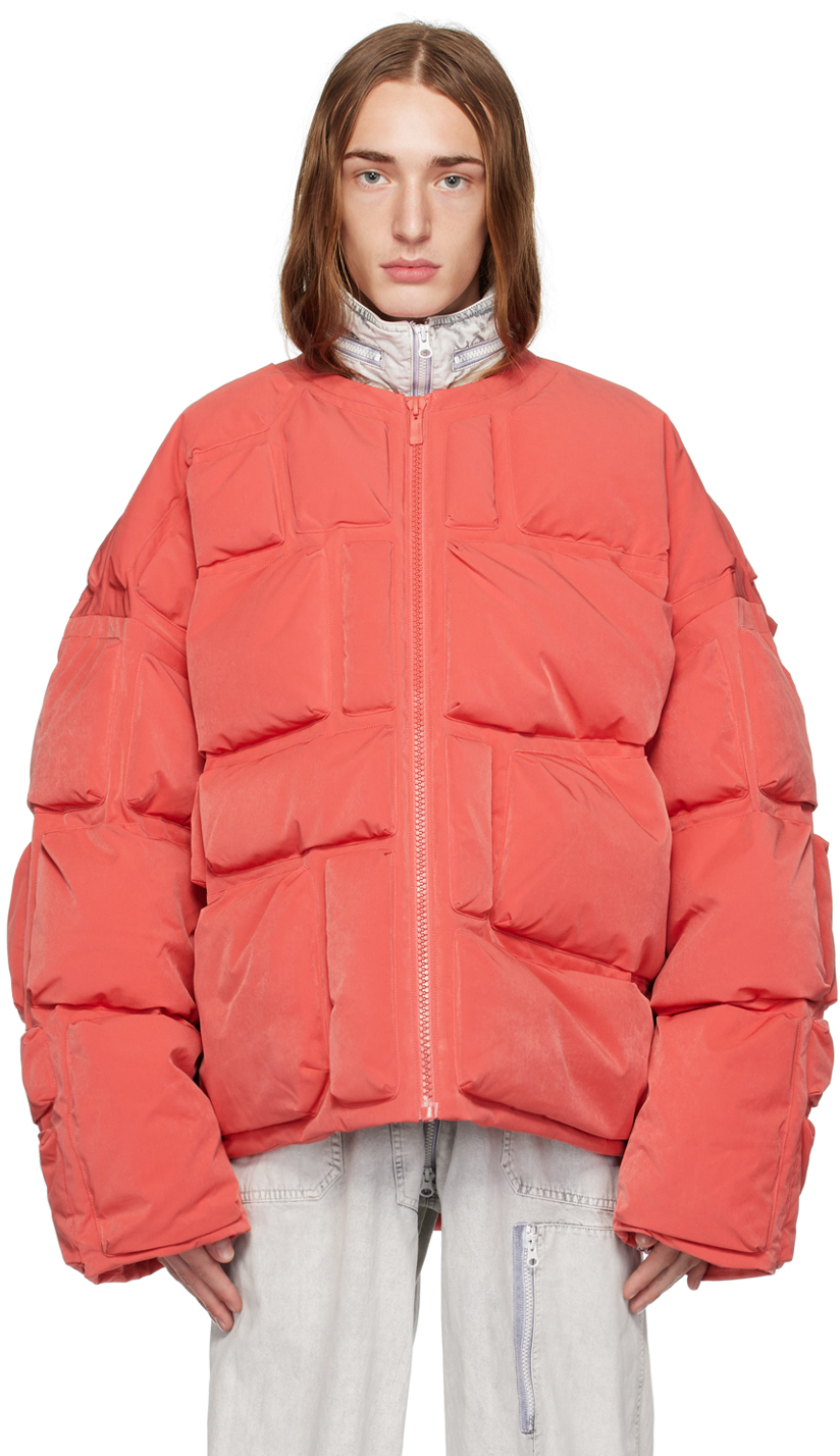 Red Wadrian Down Jacket by A. A. Spectrum on Sale