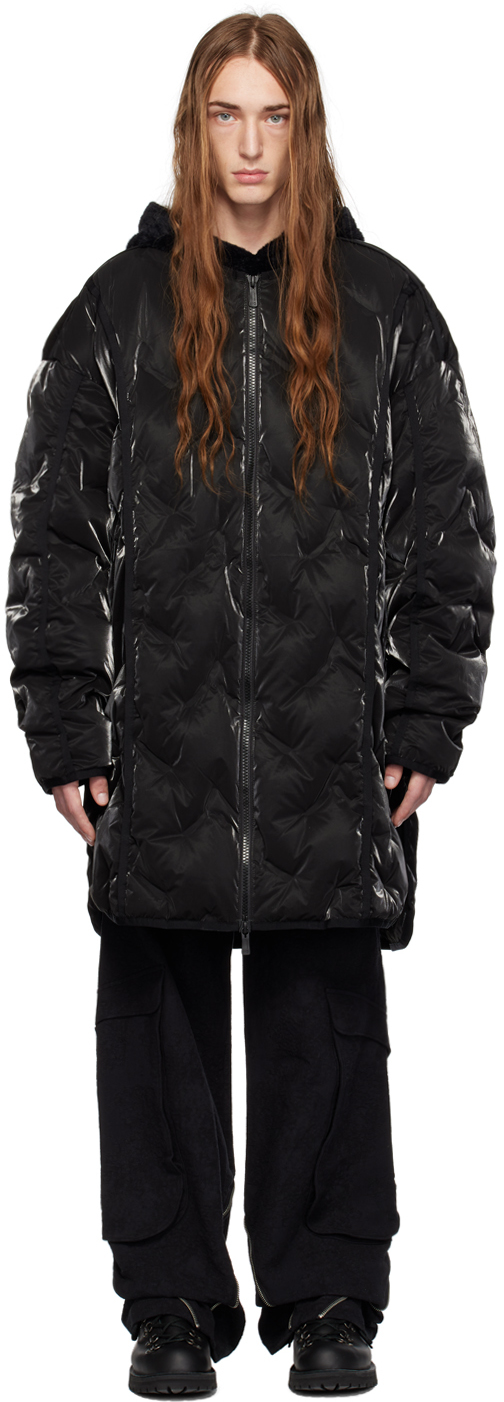 A. A. Spectrum Black Blankers Down Jacket