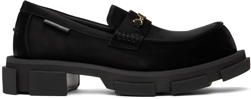 Black Gao Loafers by both on Sale