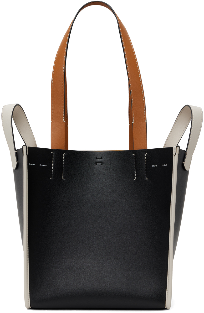 Black Proenza Schouler White Label Large Mercer Tote by Proenza