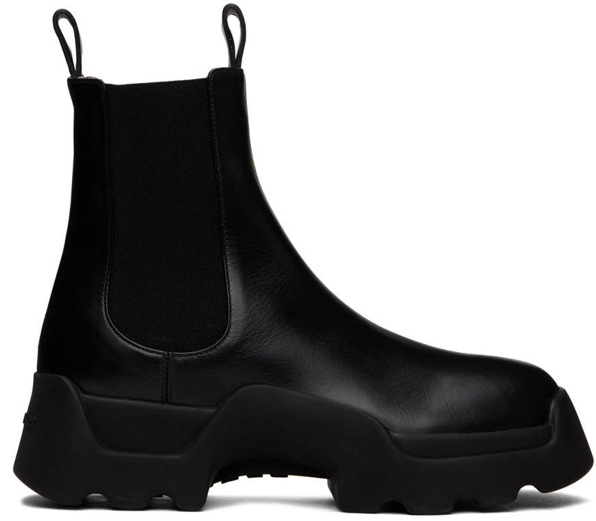 【関税込み】Proenza Schouler ブラック Stomp ブーツ Proenza Schouler black leather boots sz 38.5 | eBay