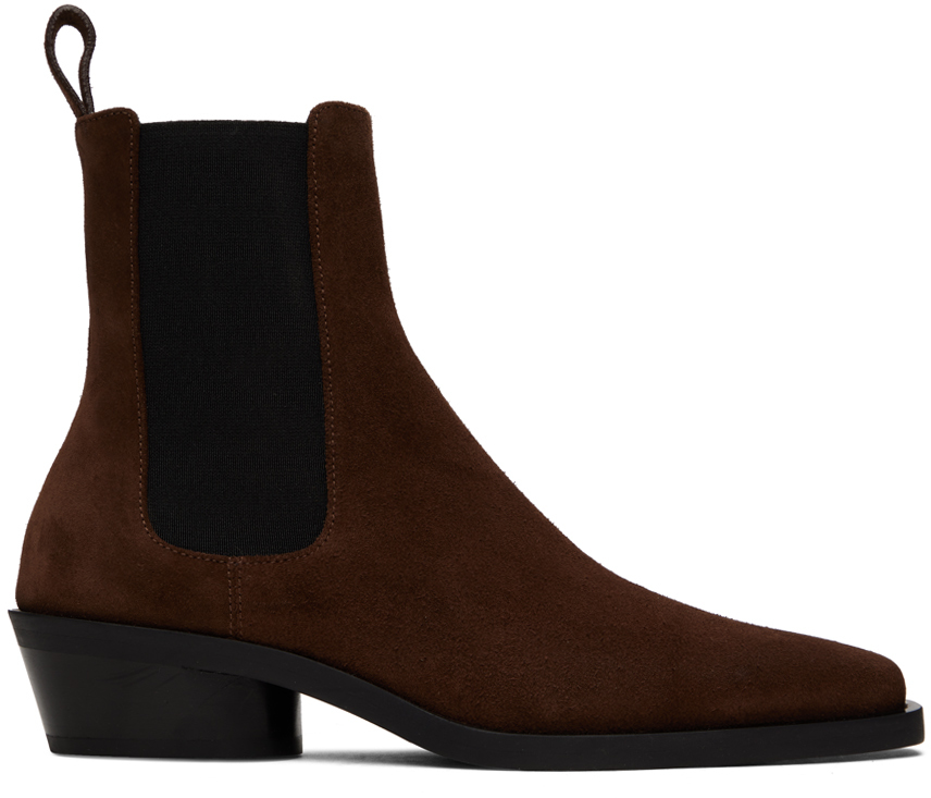 Brown Bronco Boots by Proenza Schouler on Sale