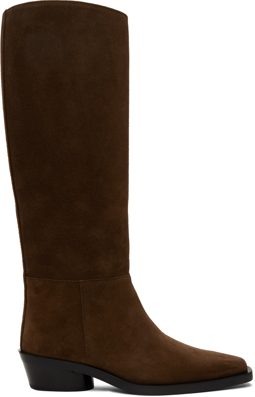 Brown Bronco Tall Boots