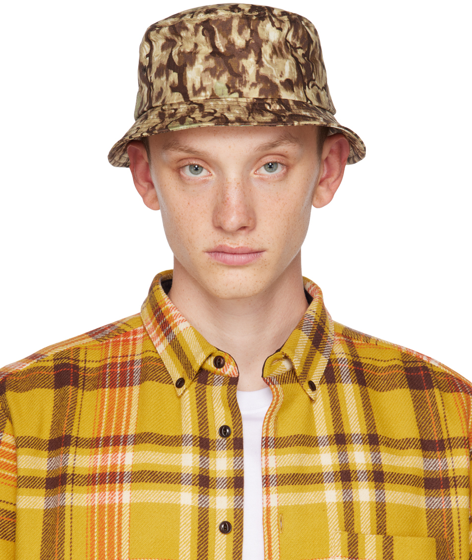 Brown Horn Camouflage Bucket Hat