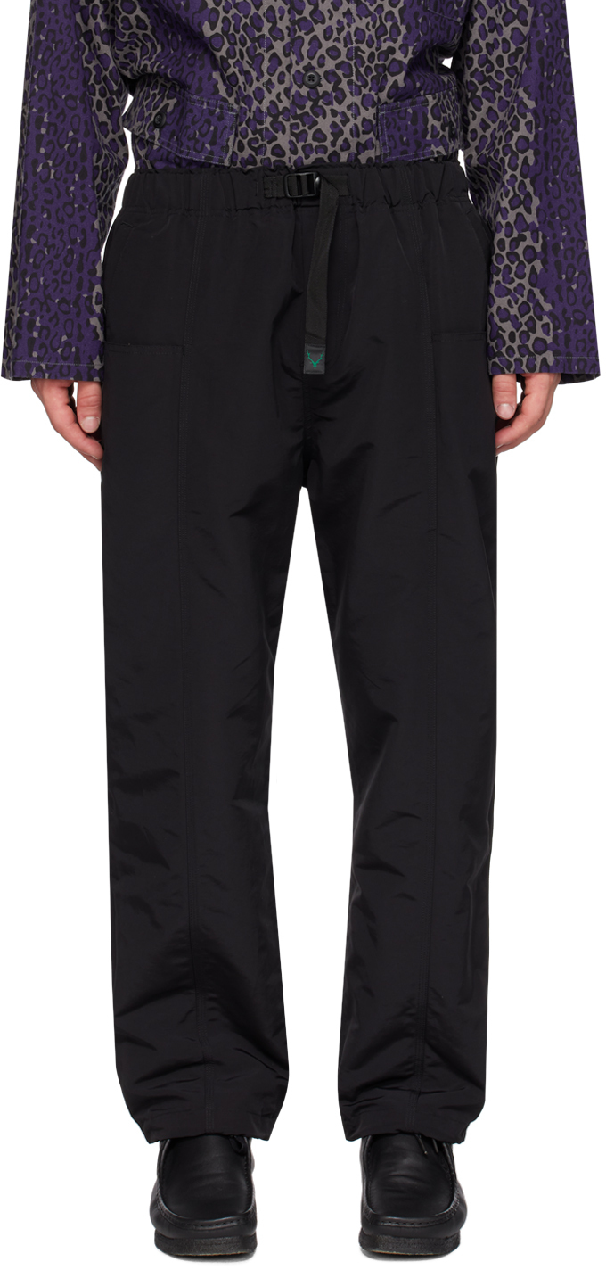 Black Belted Trousers
