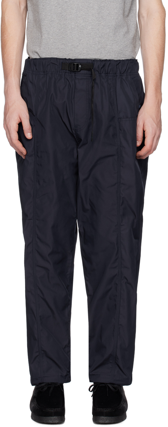 Navy Belted Track Pants