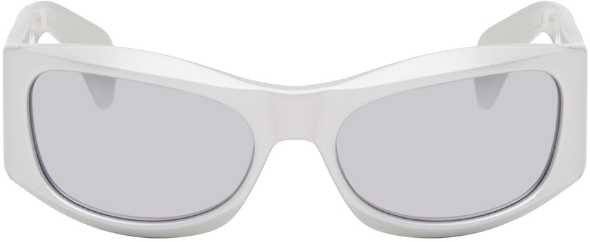 Heliot Emil Gray Aether Sunglasses In Grey