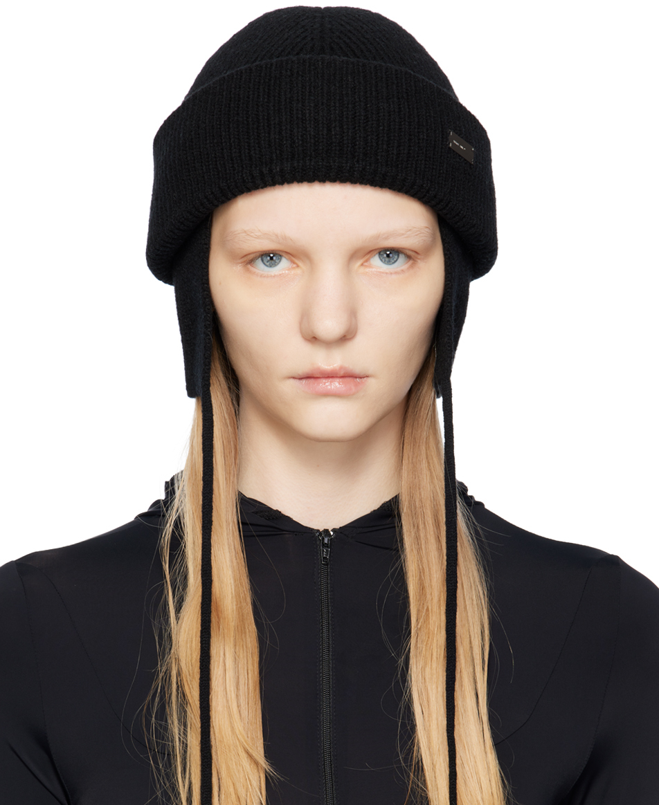 Black Chime Beanie by HELIOT EMIL on Sale