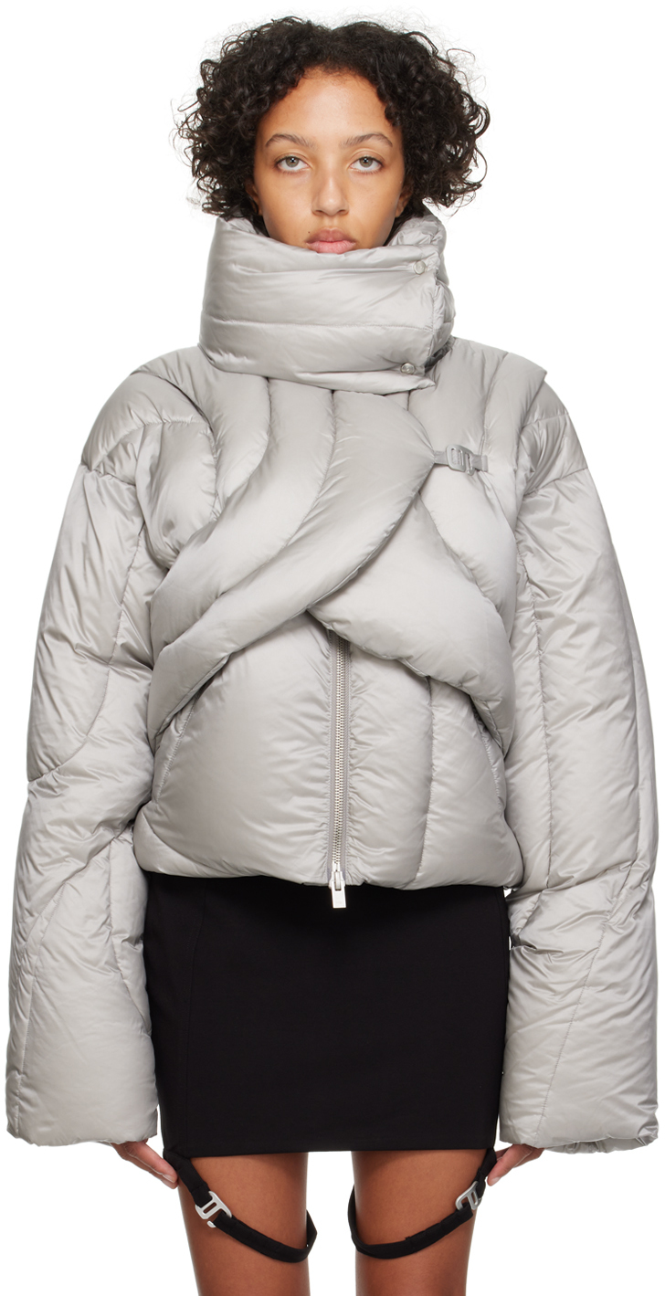 Gray Connective Down Jacket
