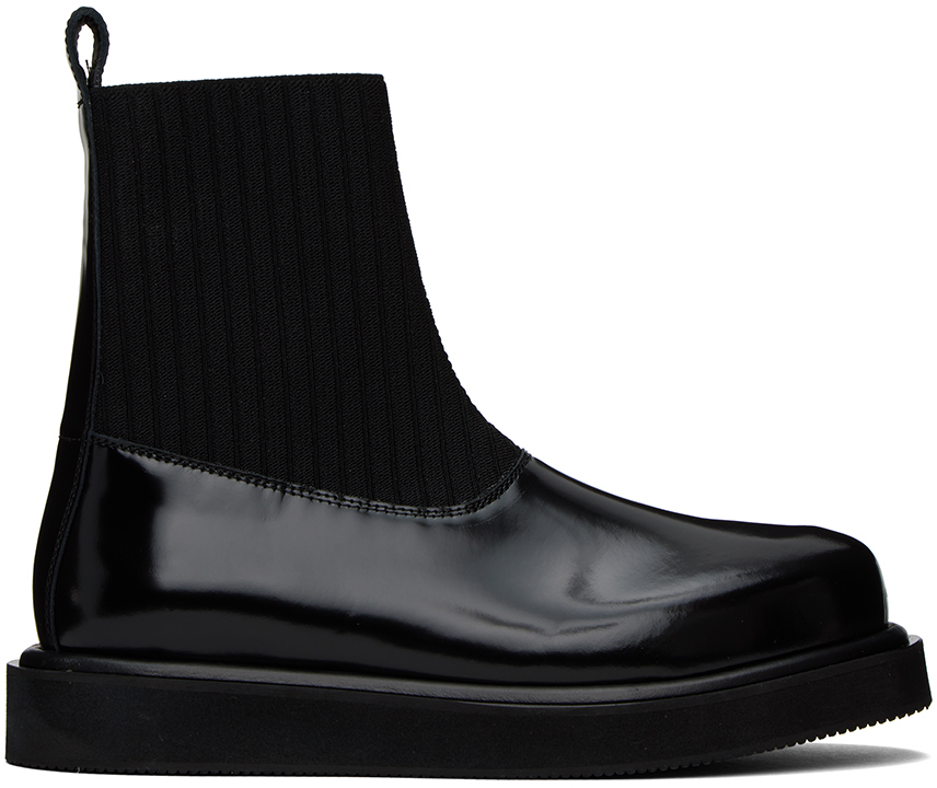 by Malene Birger: Black Chayla Boots | SSENSE Canada