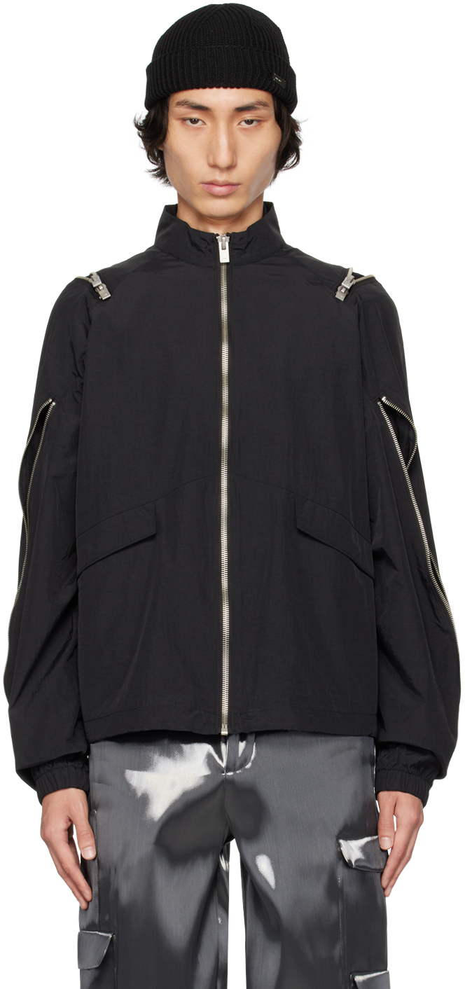 HELIOT EMIL: Black Haze Jacket | SSENSE UK