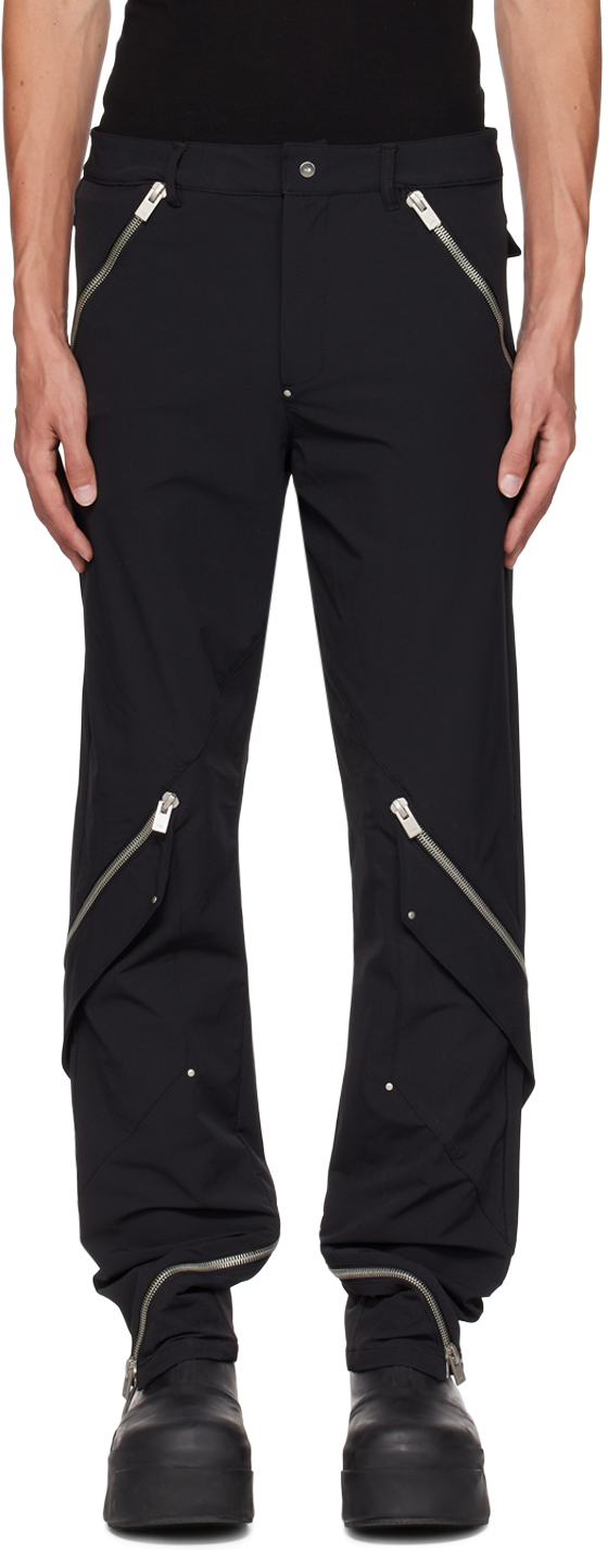 HELIOT EMIL: Black Frazil Cargo Pants | SSENSE