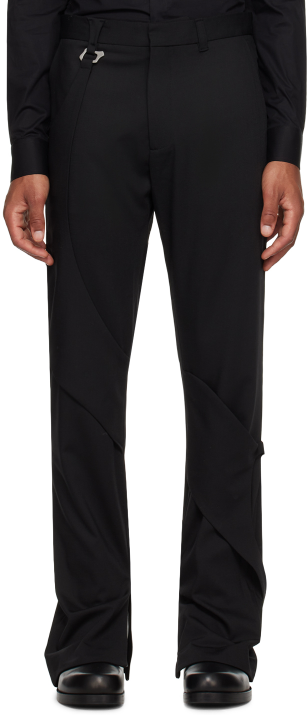 Black Integrated Tailored Trousers