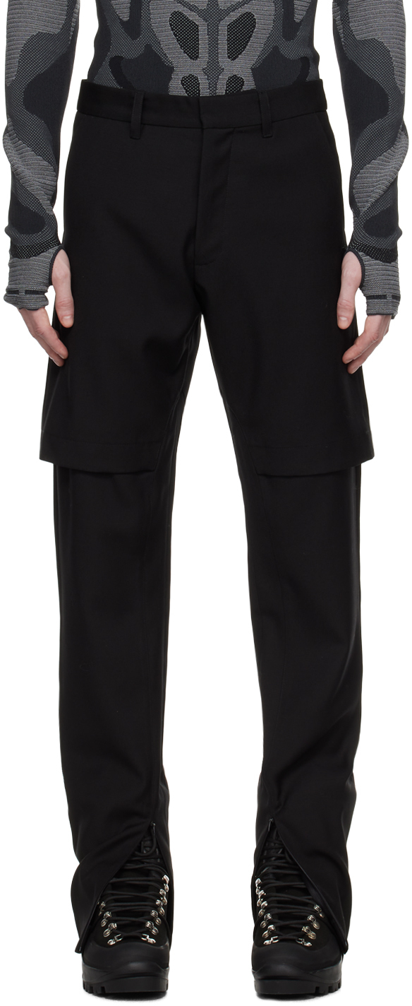 Heliot Emil Black Fusion Trousers