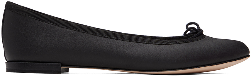 Repetto Black Cendrillon Ballerina Flats In 410 Noir