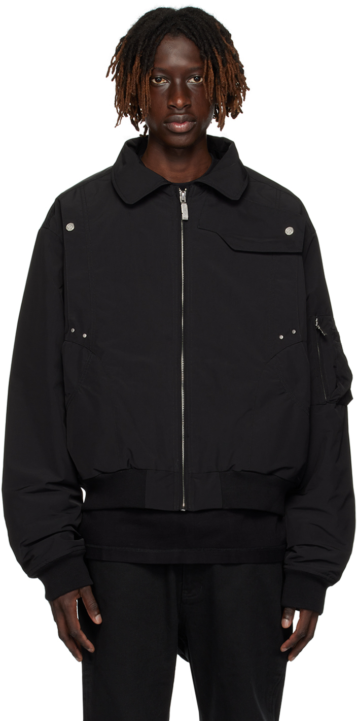 Black Intervein Jacket by C2H4 on Sale