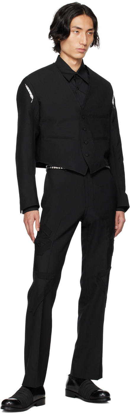 Stefan Cooke Black Elastic Biker Derbys | Smart Closet