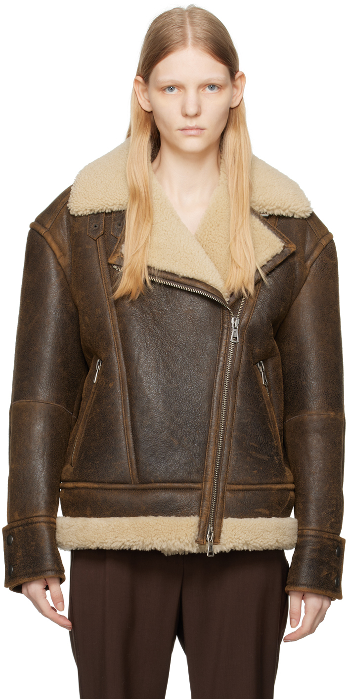 Brown Empoli Leather Jacket