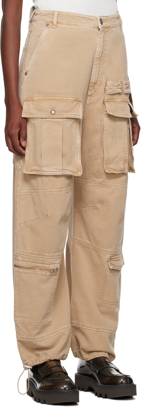 Sportmax Beige Vanda Jeans In 003 Camel