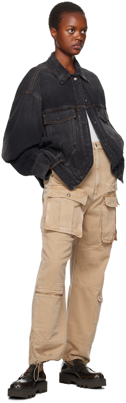 Sportmax Beige Vanda Jeans In 003 Camel