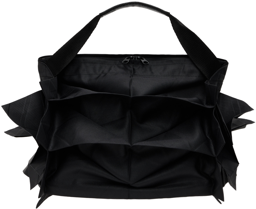 132 5. Issey Miyake Black Standard 3 Bag In 18 Black X Luster