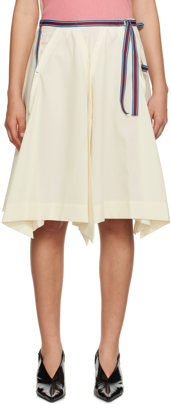 Off-White Zoetrope Midi Skirt