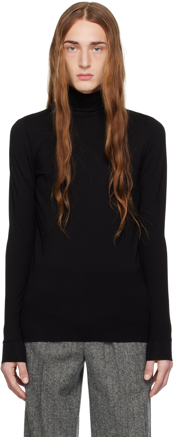 Th Products Black Long Sleeve Turtleneck