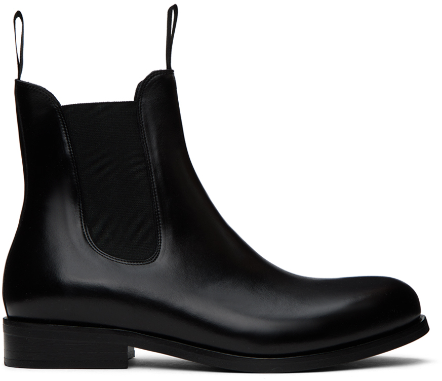 Black Belmondo Chelsea Boots by Officine Générale on Sale