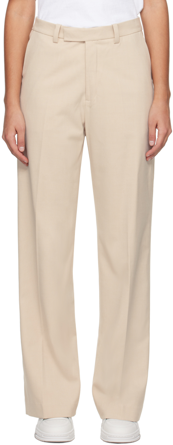 Axel Arigato Beige Arch Slit Trousers