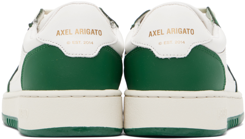 Axel Arigato Round-headed Low-top Casual Shoes In White/green