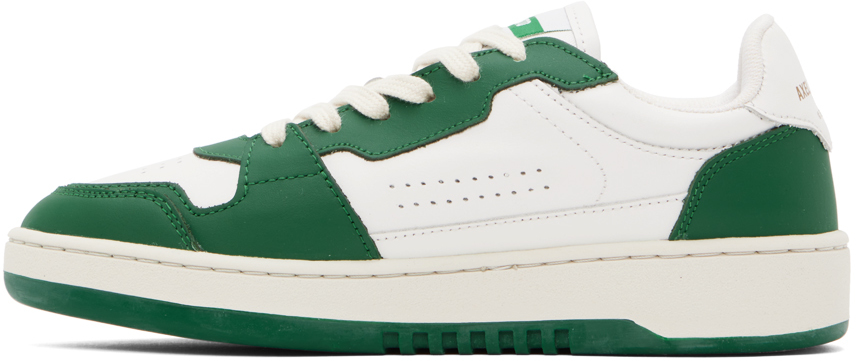 Axel Arigato Round-headed Low-top Casual Shoes In White/green