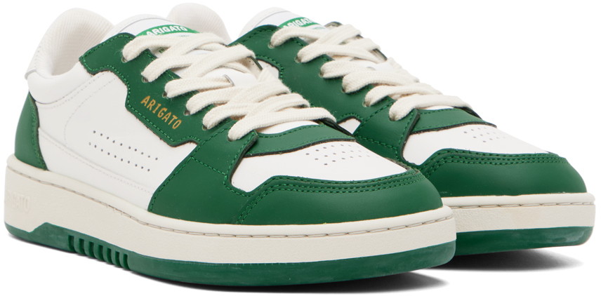 Axel Arigato Round-headed Low-top Casual Shoes In White/green