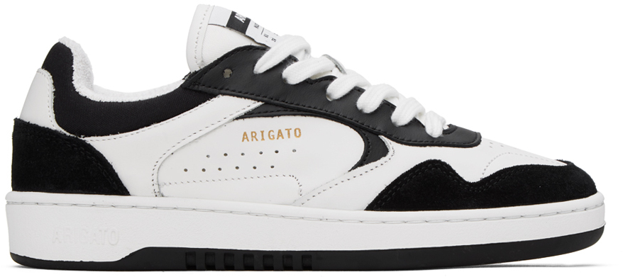 White & Black Arlo Sneakers by Axel Arigato on Sale