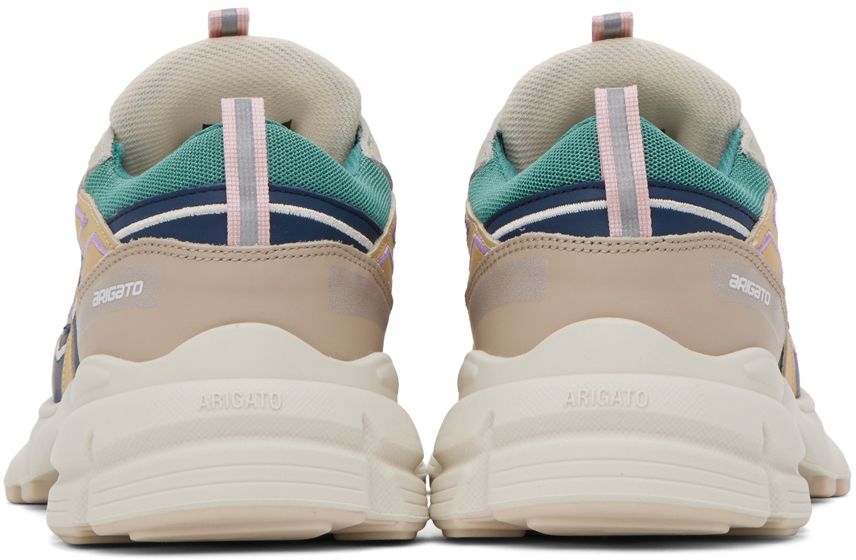 Axel Arigato Logo Logo Splicing Design Low-top Casual Shoes In Peach/jade