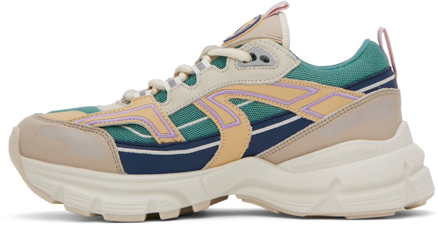 Axel Arigato Logo Logo Splicing Design Low-top Casual Shoes In Peach/jade