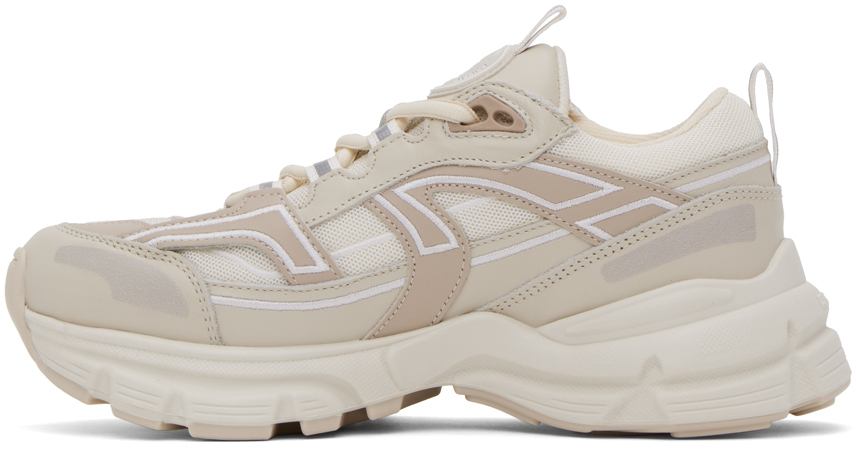 Axel Arigato Marathon R-trail Mesh And Leather Sneakers In Beige
