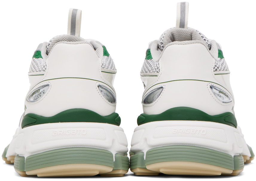 Axel Arigato Marathon Neo Runner Mesh Sneakers In White/green