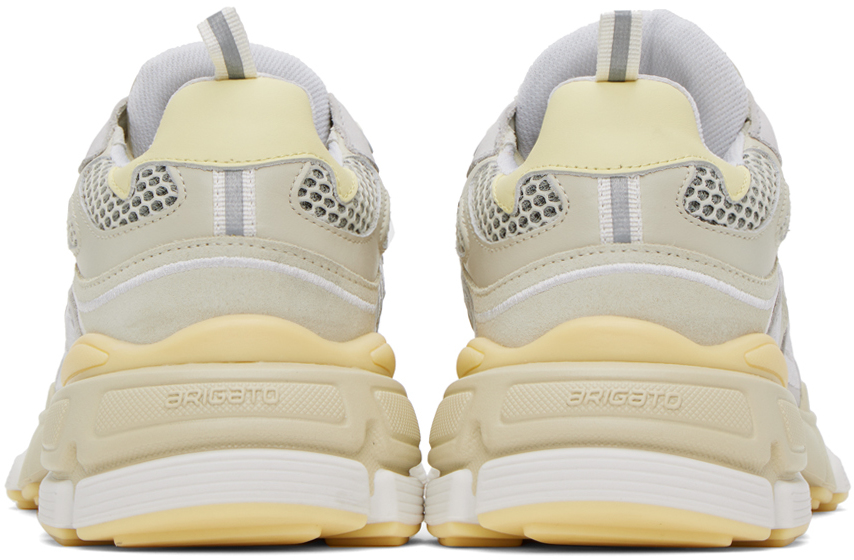Axel Arigato Round-headed Low-top Casual Shoes In Beige/yellow