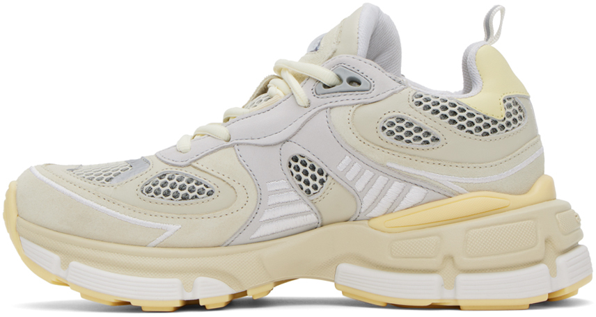 Axel Arigato Round-headed Low-top Casual Shoes In Beige/yellow