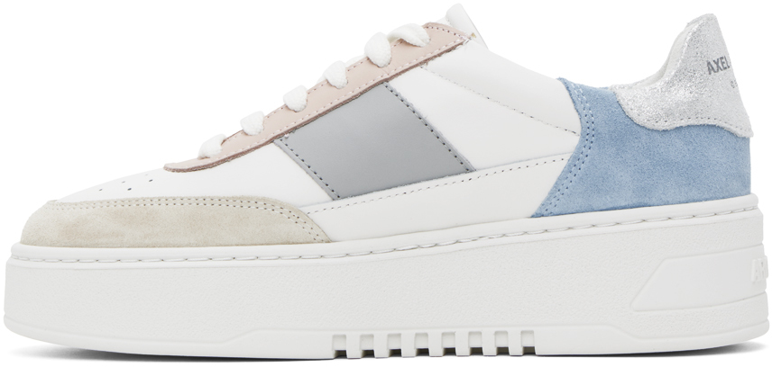 Axel Arigato Orbit Chunky-sole Sneakers In White/blue