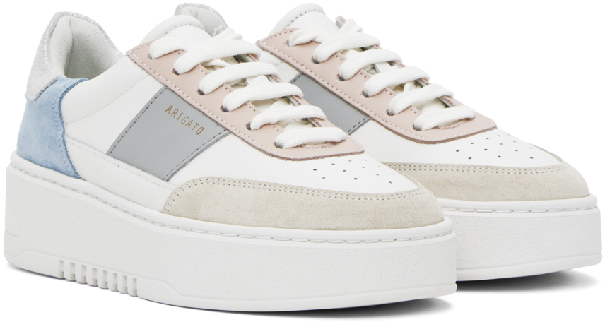 Axel Arigato Orbit Chunky-sole Sneakers In White/blue
