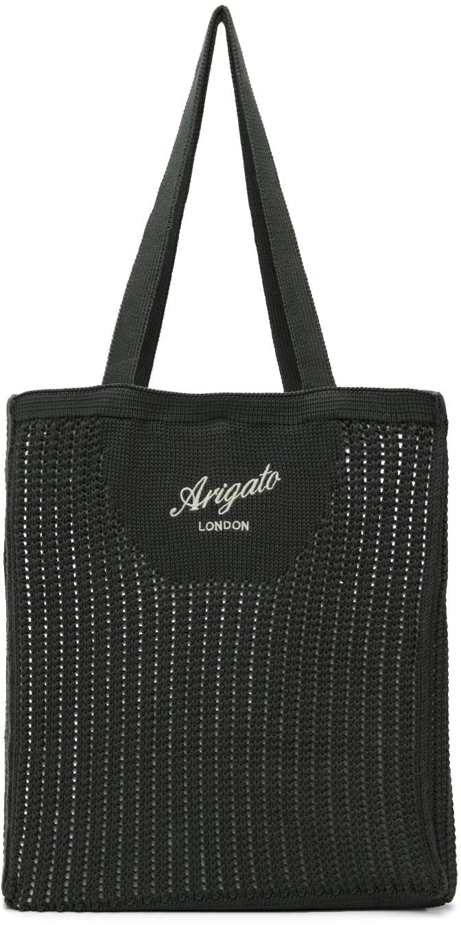 【関税込み】Axel Arigato ブルー Dune Script A デニムトート AXEL ARIGATO - Dune Script A Denim Bag