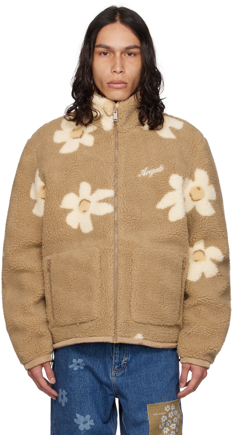 Tan Billie Flower Jacket