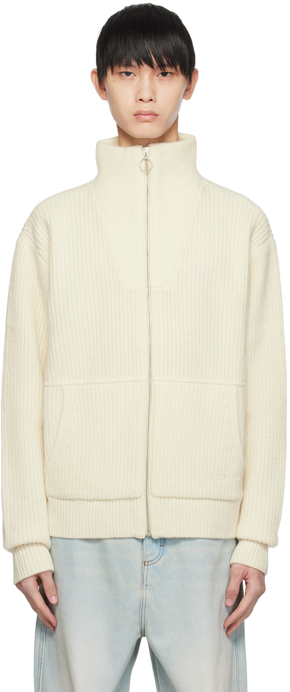 Axel Arigato Off-white Taro Sweater In Ecru