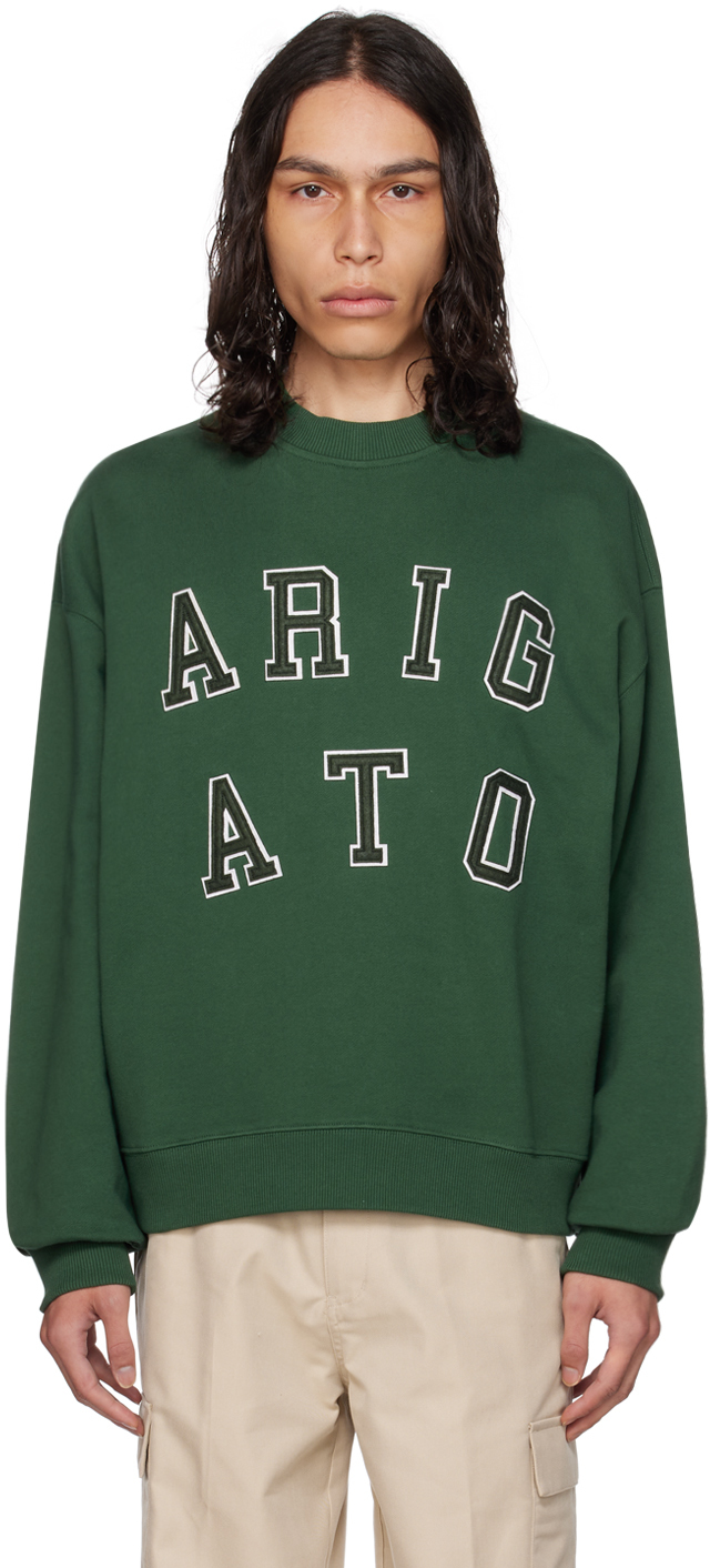 Axel Arigato Green Legend Sweatshirt In Dark Green